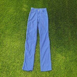 Vintage 70s LEE Straight Jeans Womens 00 22x33 Blue Talon Zip